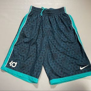 NIKE KD DRI-FIT BASKETBALL Shorts Green 596283-300 Size Small Kevin Durant